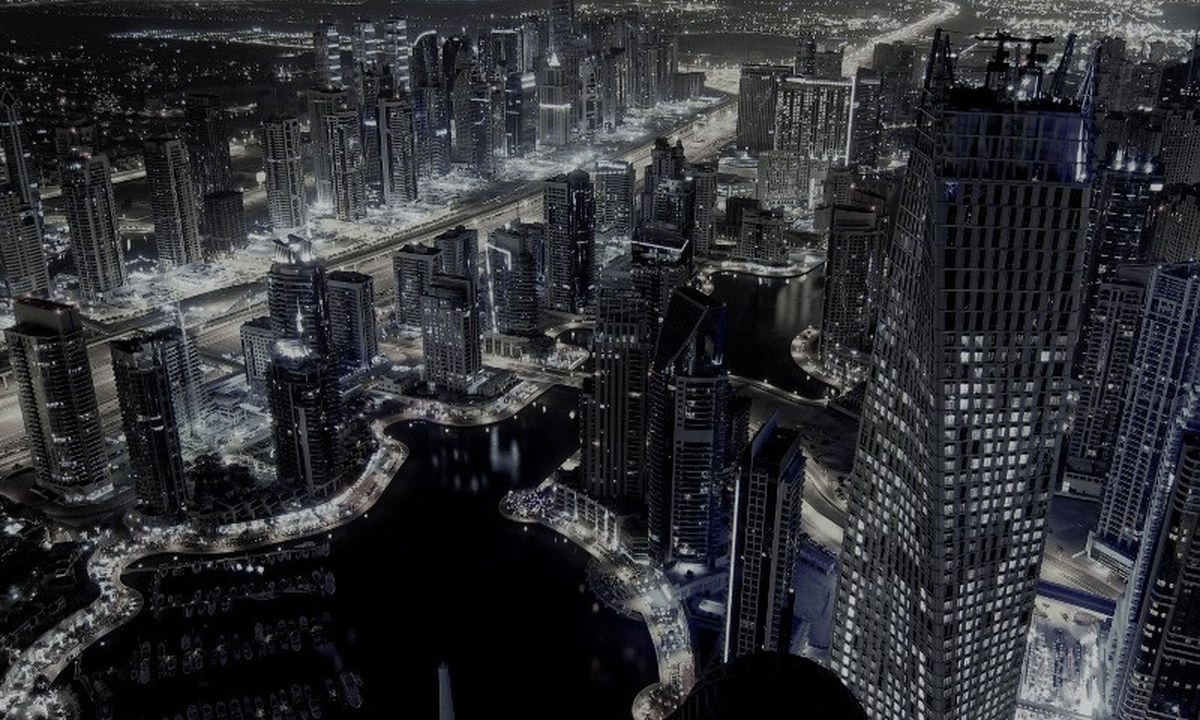 Dubai DMCC and JLT skyline